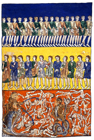 Spain: The Mouth of Hell. From a 12th century version of 'The Commentary on the Apocalypse' by Beatus of Liebana