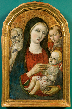 Madonna and Child Jesus, c.1480-95 (tempera on panel)