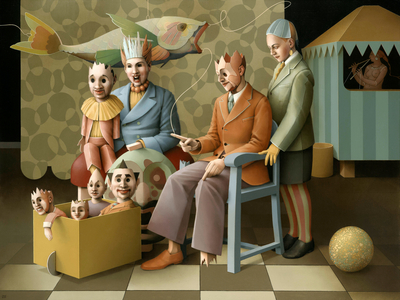 Marionettes, 2011 (oil on canvas)