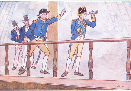 Lord Nelson, from A Nursery History of England published by Nelson and Sons, c. 1940 (colour litho)