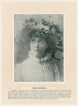 Annie Russell (b/w photo)