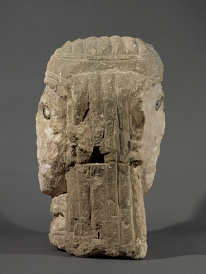 Female, double-faced head, Iron II from the Amman Citadel