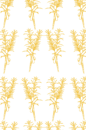 Yellow Winter Branches, 2020 (digital drawing)