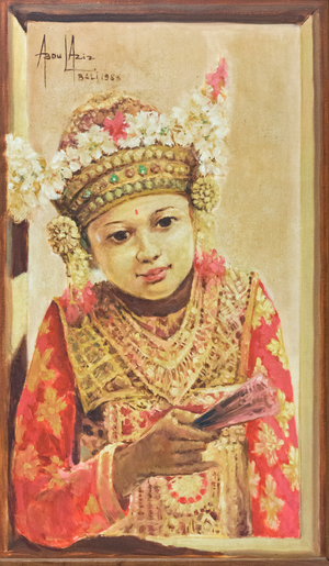 Legong dancer, c. 1983 (oil on canvas)