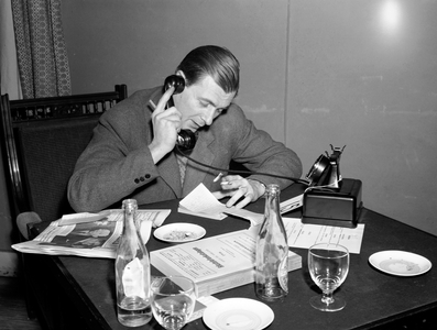 Oslo 19490129 The leaders of the Nordic countries meet in the military society to …, 1949 (photo)