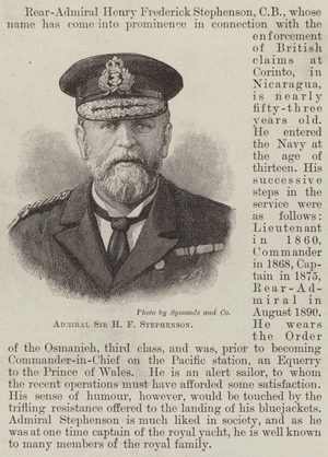 Admiral Sir H F Stephenson (engraving)