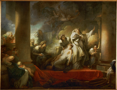 Le grand pretre Coresus se sacrifie pour sauver Callirhoe - the grand Priest Coresus sacrifices himself to save Callirhoe …