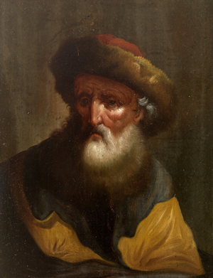 Untitled (Man in Oriental Costume) (oil on panel)