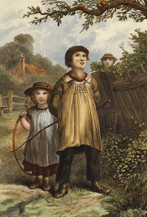 Temptation (colour litho)