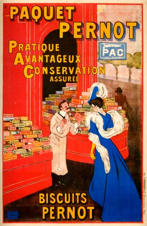 Paquet Pernot poster, 1912 (lithograph)