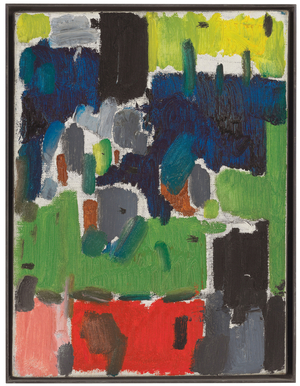 Garden Leaves, 1955 (oil on canvas)