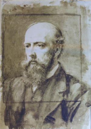 Philip Webb portrait, 1873 (painting)