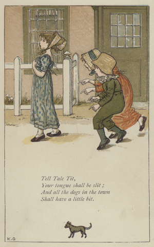 Tell Tale Tit (colour litho)