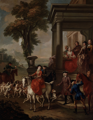 The Meet, c.1743 (oil on canvas)