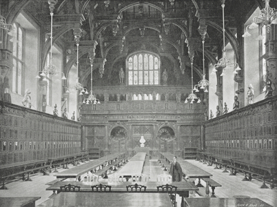 Middle Temple Hall (b/w photo)