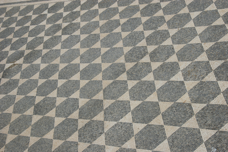 Roman city of Ampurias. Mosaic. Catalonia. Spain.