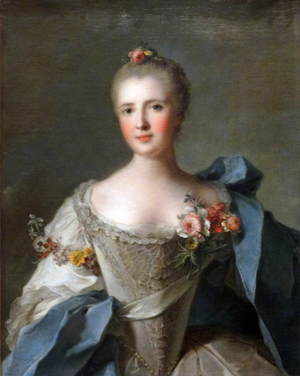 Portrait of Mademoiselle de Chateau-Renaud by Jean-Marc Nattier