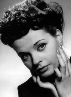 Margot Hielscher, 1943 (b/w photo)