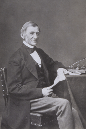Ralph Waldo Emerson (b/w photo)