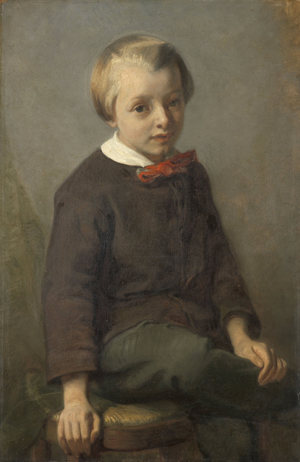 Portrait of a Boy, 1856 (oil on canvas)