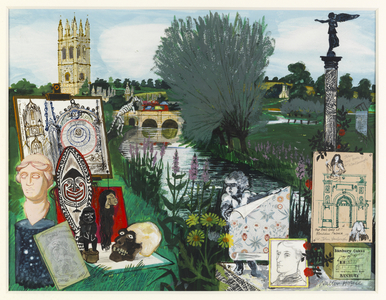 Oxfordshire, 1962 (mixed media)
