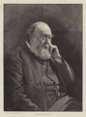 The Marquis of Salisbury, KG (engraving)