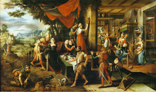 The Prodigal Son (painting on oakwood)