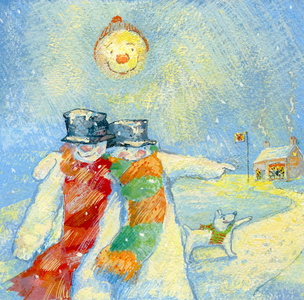 Our Night Out, 2008 (gouache on paper)
