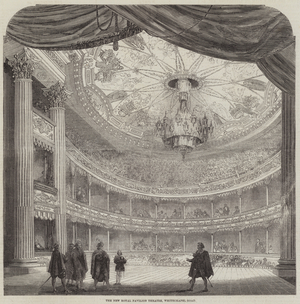 The New Royal Pavilion Theatre, Whitechapel-Road (engraving)