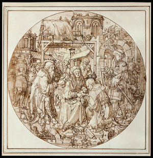 The Adoration of the Magi, 1532 (drawing)