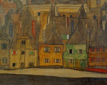 Die kleine Stadt, auch Kleine Stadt (painting on canvas)