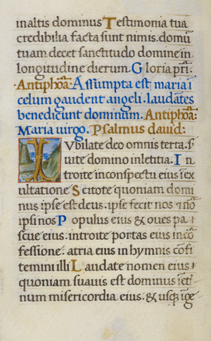Text page with initial 'J'
