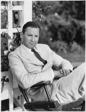 Herbert Marshall, Seated Publicity Portrait, 1934 (b/w photo)