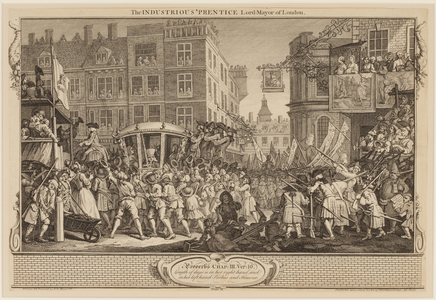 The Industrious 'Prentice Lord Mayor of London, 1747 (engraving)