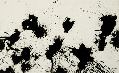 Above the Trees, 1957 (sumi ink on Japanese mulberry paper)