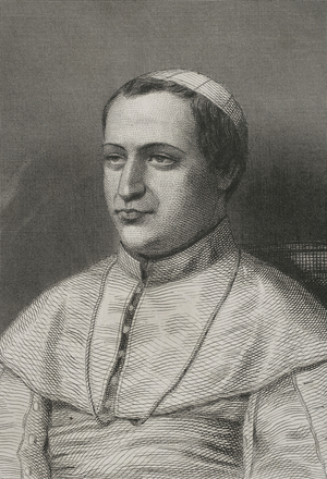 Pius IX, 1857 (engraving)