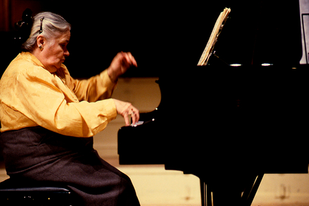 Tatiana Nikolaieva Russian pianist -1924 1993. Paris - 1989