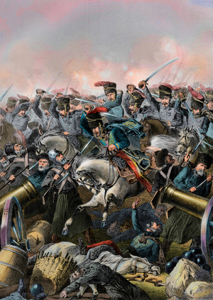 The Charge of the Light Brigade, 25th October 1854 (print)