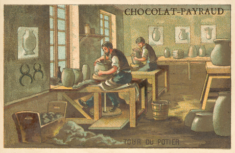 Potter's wheel (chromolitho)