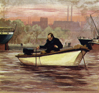 Anders Franzen decided to find the lost ship (colour litho)