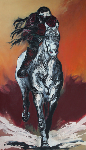 And Hell Followed With Him, 2009 (oil & acrylic on linen)
