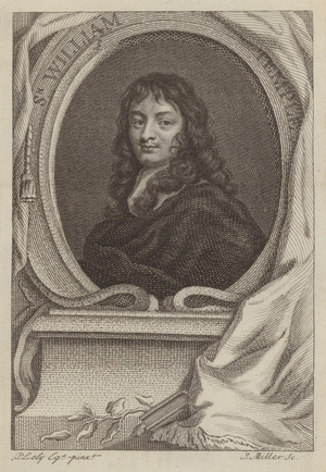 Sir William Temple, English diplomat and writer (engraving)
