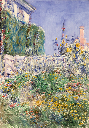Thaxter's Garden, 1892 (w/c on paper)