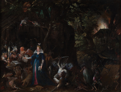 The Temptation of Saint Anthony, 17th Century (Oil on wood)