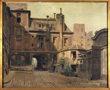 L'hôtel La Vieuville, quai des Célestins, circa 1927, between 1922 and 1932 (oil on canvas)