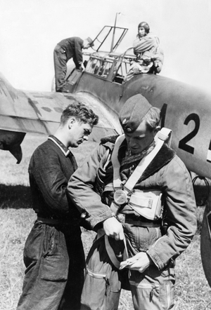 Messerschmitt Me 110, 1940 (b/w photo)