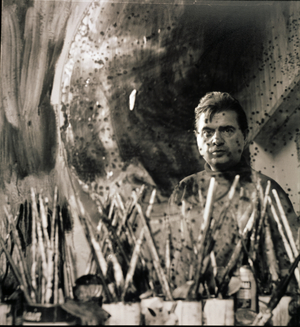 Francis Bacon, 1963 (b/w photo)