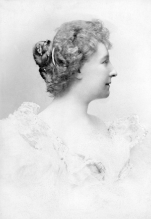 Princess Louise of Belgium, 1897 (b/w photo)