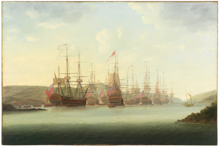 Landing of the British Troops at Quebec, 1759, 1790 (oil on canvas)