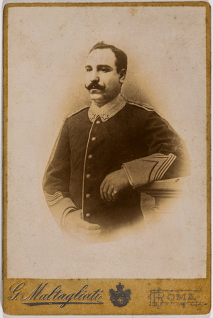 Petty officer of the Italian army, Rome, Italy, 1900-15 (photo)